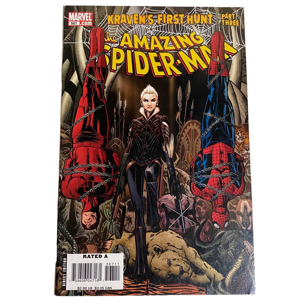 Marvel Amazing Spider-Man #567 Oct 2008 1st App Sasha Kravinoff Comic Book